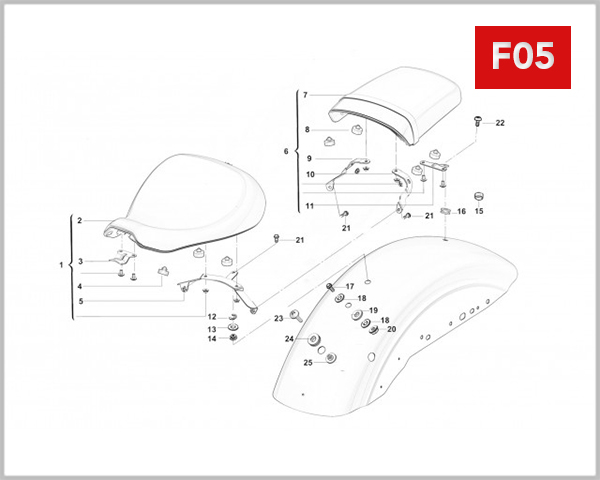 F05 - SEAT ASSY