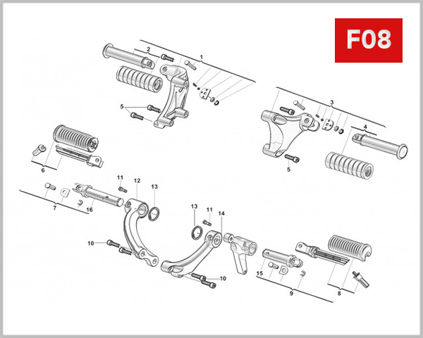 F08 - FOOTREST ASSY