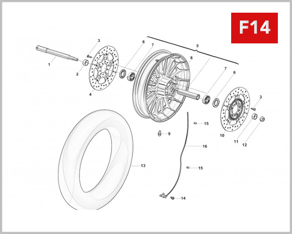 F14 - FRONT WHEEL