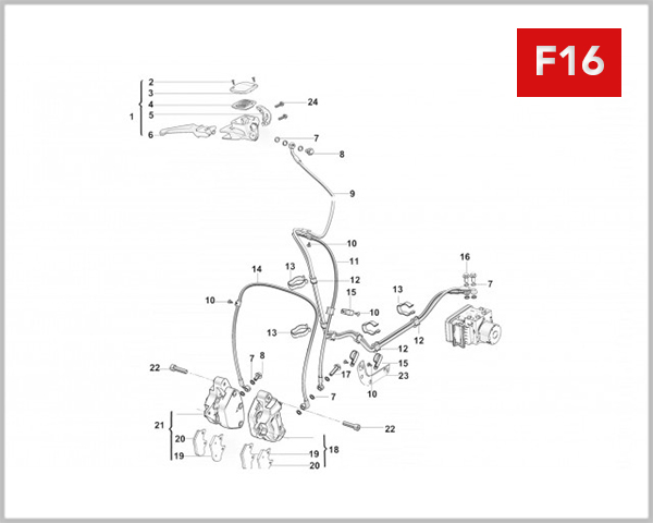 F16 - FRONT BRAKE 