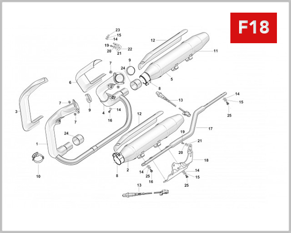 F18 - EXHAUST SYSTEM