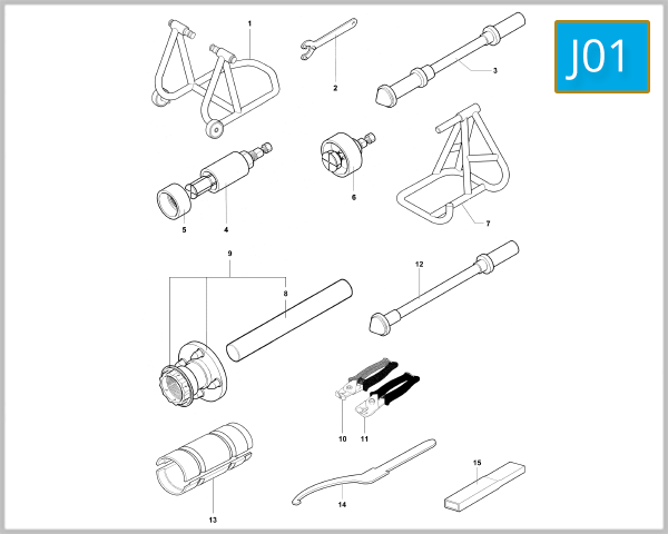 J01 - Service Tools (Frame 1)