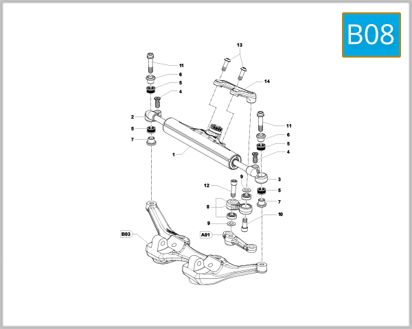 B08 - Steering Damper 