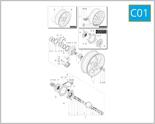 C01 - Rear Wheel Assembly