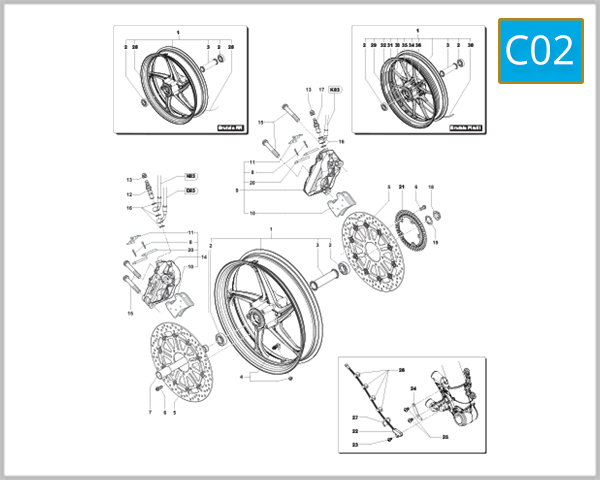 C02 - Front Wheel Assembly