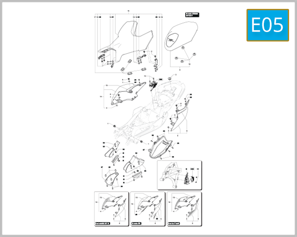 E05 - Rear Fairing Assembly