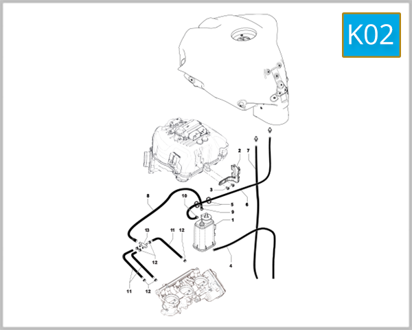 K02 - Carbon Canister Assembly