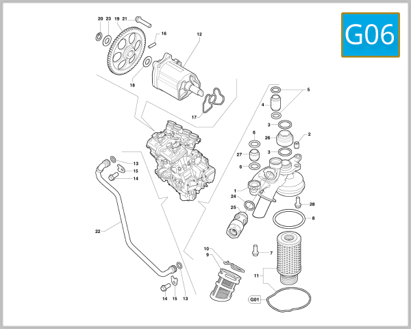 G06 - Oil pump and filter