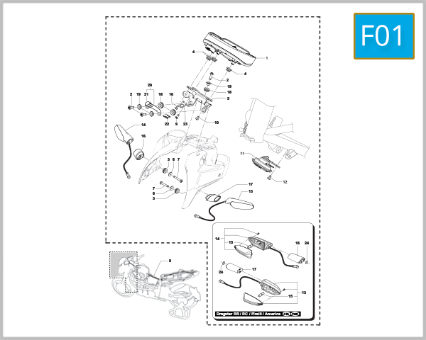 F01 - Wire Harness - Meters