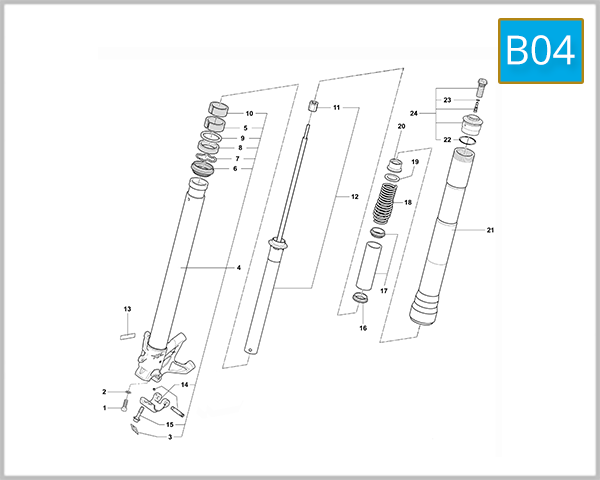 B04 - Right Hand Fork (F4 S - F4 FT - F4 R)