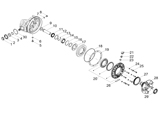 03-350 - REAR DRIVE SHAFT COMPONENTS