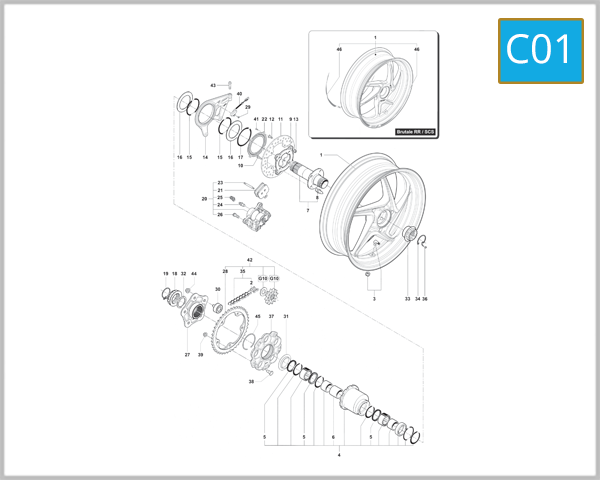 C01 - Rear Wheel Assembly
