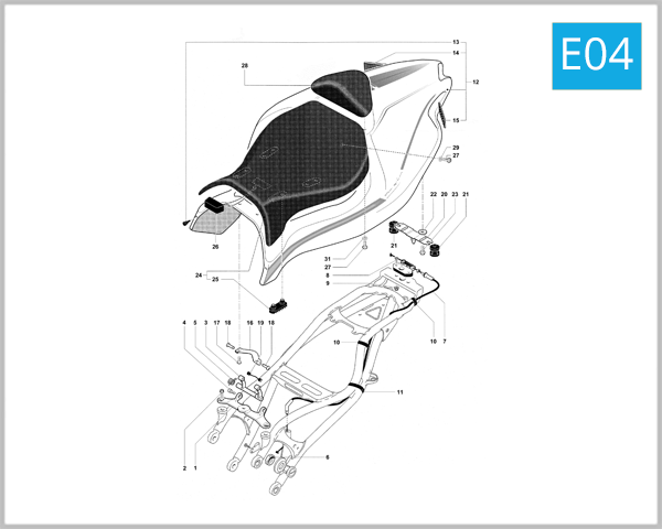 E04 - Rear Fairing Assembly