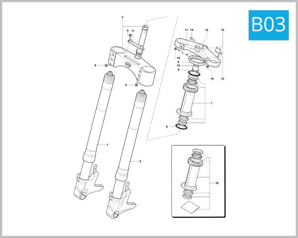 B03 - Front Suspension Assembly