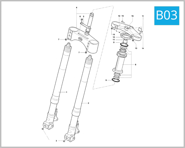B03 - Front Suspension Assembly