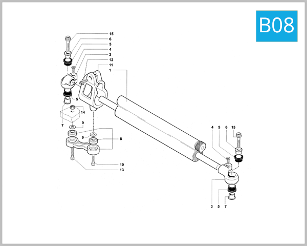 B08 - Steering Damper Assembly