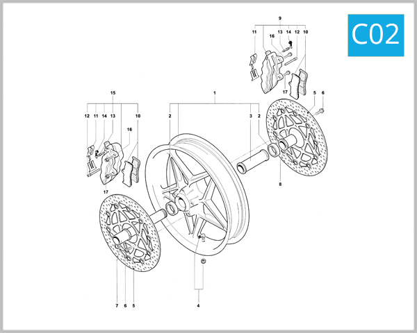 C02 - Front Wheel Assembly