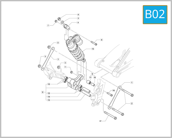 B02 - Rear Suspension Assembly