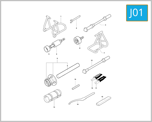 J01 - Service Tools (Frame)