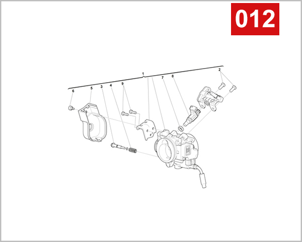 012 - THROTTLE BODY (RS 300R-RS 500R)