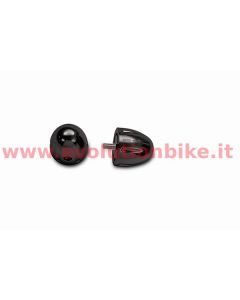 Moto Guzzi Audace Handlebar Endpipes "Round" Black
