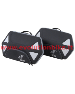 Hepco & Becker Black/Gray Royster C-Bow Softbag (pair)