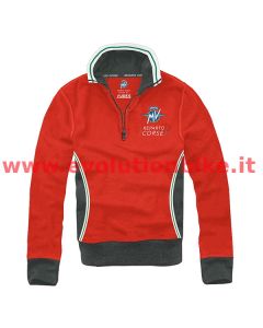 MV Agusta Reparto Corse Red/Black Quarter-Zip Sweatshirt
