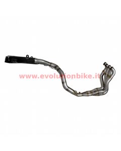 EvolutionBike F4 Full Exhaust (Inox Silencers whit carbon end cap)