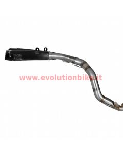 EvolutionBike F4 Inox Exhaust Silencers (slip on) whit carbon end cap