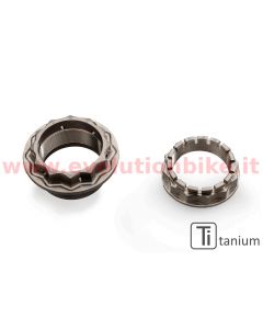 CNC Racing Titanium Rear Sprocket and Wheel Nut