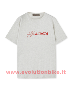 MV Agusta Logo Level 2 Grey T-Shirt Extended Logo
