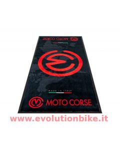 Motocorse Official Motorcycle Carpet with red logo