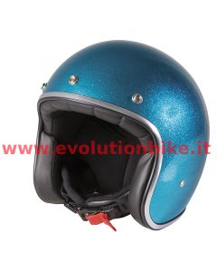 Stormer Jet Pearl Glitter Turquoise Glossy Helmet