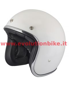 Stormer Jet Pearl White Glossy Helmet