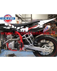 Scalvini Racing RS/SM 125 R Full Exhaust (slip on) with carbon end cap