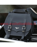 Moto Guzzi Eldorado Black Lather Side Bags Kit